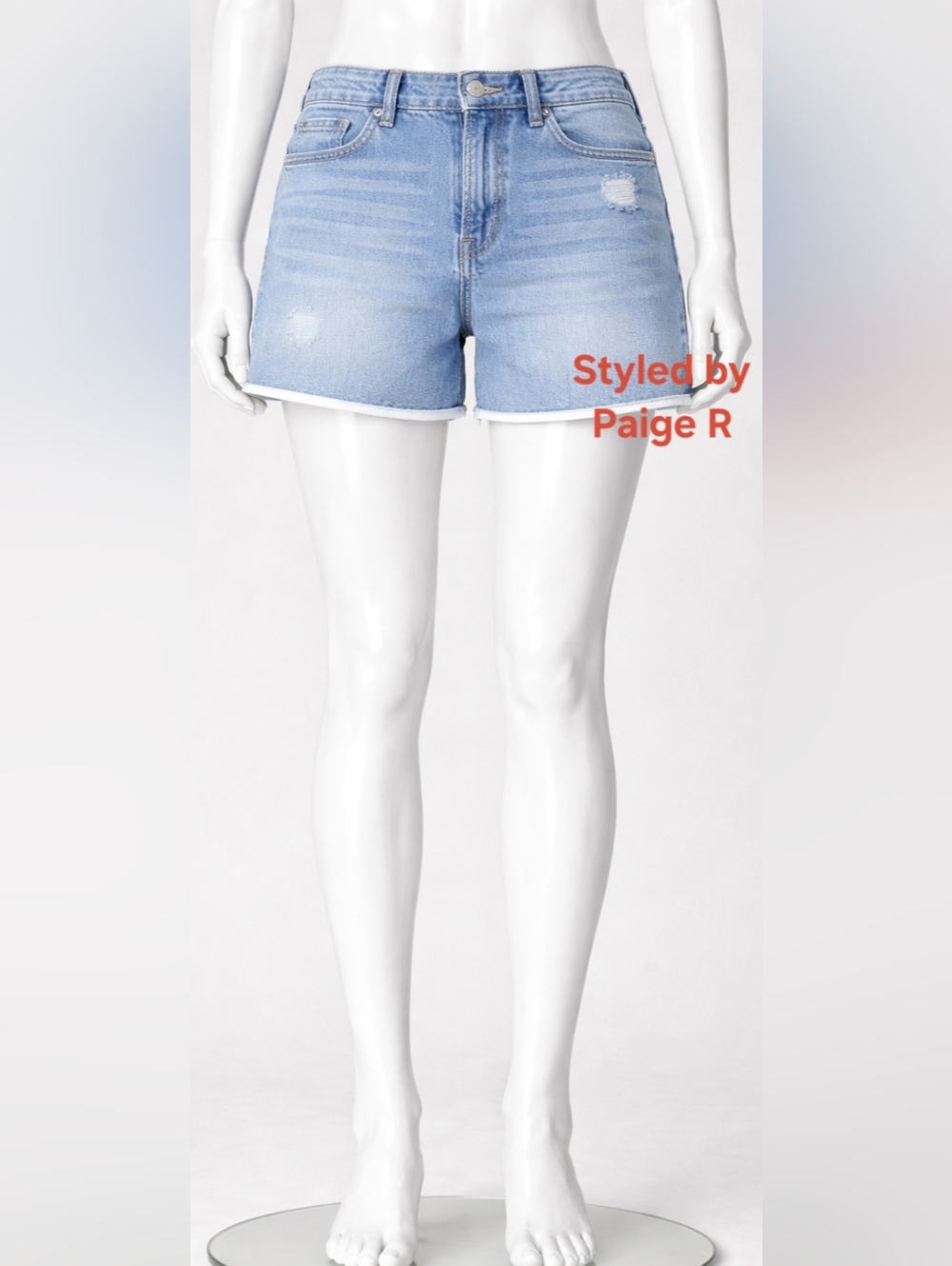 ❤️NWT BLANK NYC French Terry Fleece 100% Cotton Pull On Shorts Destroyed Jean S